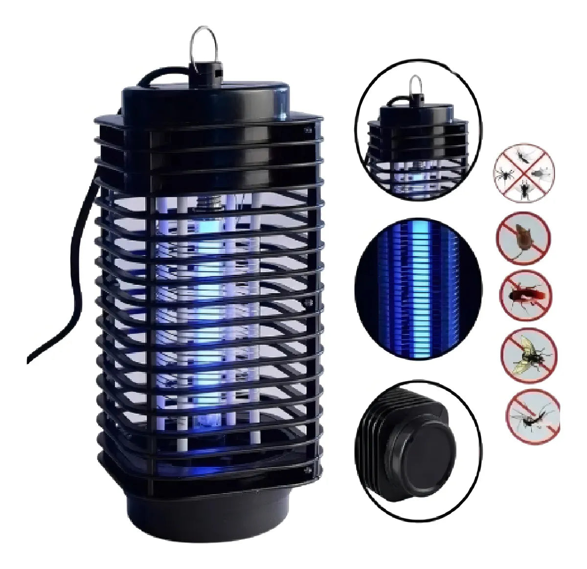 Lámpara Mata Insectos Antimosquitos