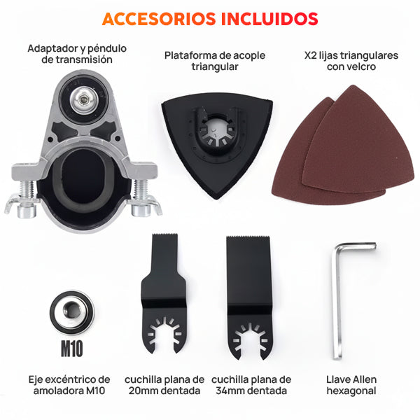 ADAPTADOR DE AMOLADORA ANGULAR .